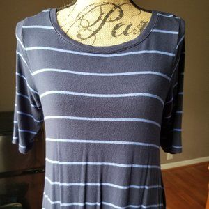 Maternity S midi short sleeve t-shirt dress